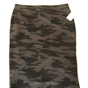 Camo Pencil Skirt